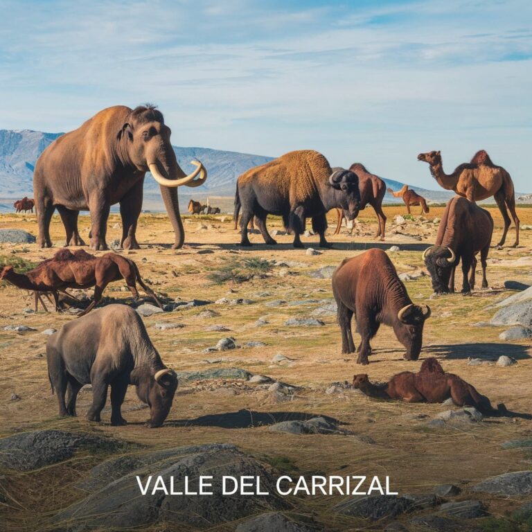 La existencia de los mamuts en El Carrizal  .